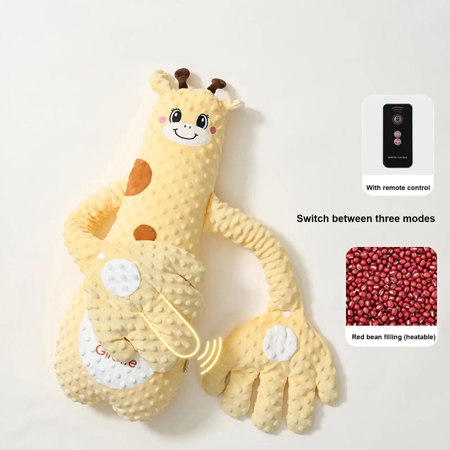 Baby Sleep Toy Baby Patter with 3 Adjustable Modes Interactive Stuffed Animal Shape Cushion Cozy Companion for Car Seat Nursery