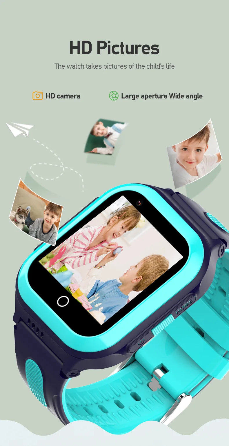 VJOYCAR Cheap Children Safety  DF70 Kids Smart Watch with GPS Video Call SOS Bracelet 4G GPS Tracking Device