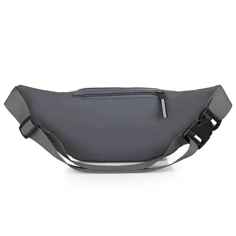 Men's Large Capacity Fitness Waist Pack Portable Anti Theft Ultra Thin Small Chest Bag Sports Outdoor Leisure Running Waist Bag