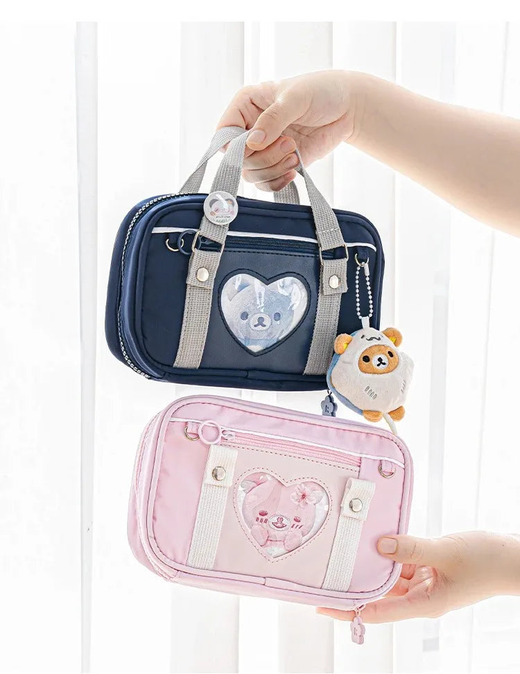 New Arrivals Large Capacity Makeup Bags  Academic Style Cosmetic Bag Multifunctional Fabric Storage Bag for Women Wholesales