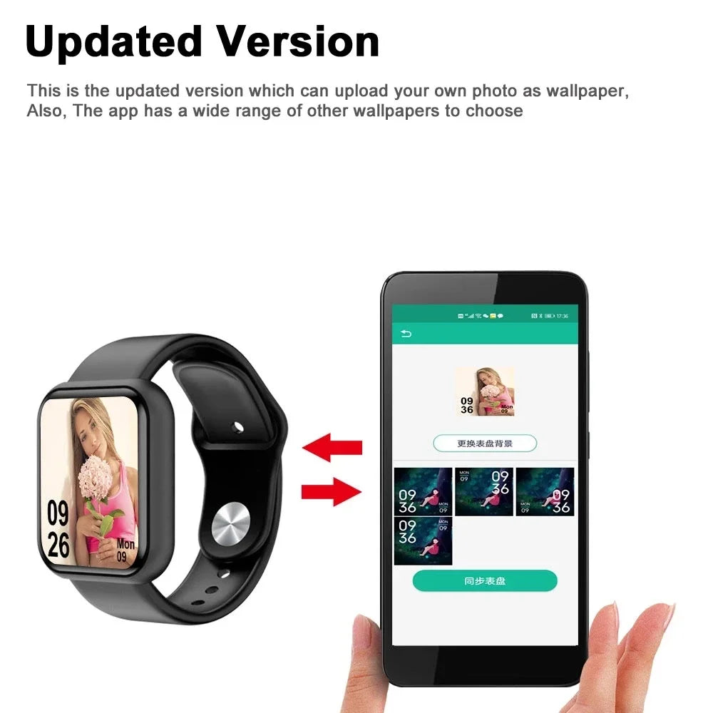 Smart Watch Men Women Wristwatches Smart Watch Message Fitness Monitor Bracelet Birthday Gift Electronic Clock For Android IOS ﻿
