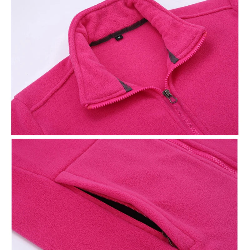 Winter Women's Wool Jacket Stand Collar Warm Breathable Cold Resistant Casual Comfortable Outdoor Travel Hiking Clothing