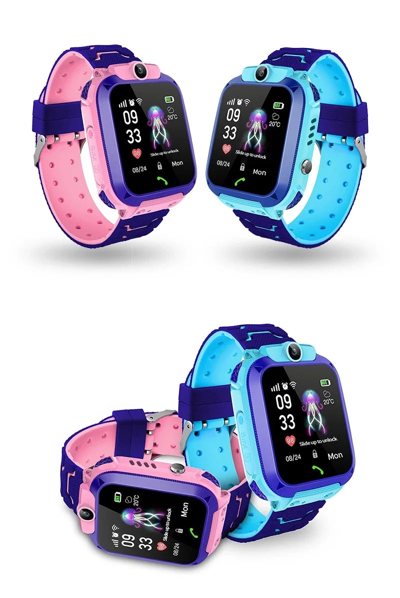 Smartwatch Wrist Kids Smart Watch For Children Electronic Digital Connected Wristwatch Clock Boy Girl Child GPS Tracker On Hand