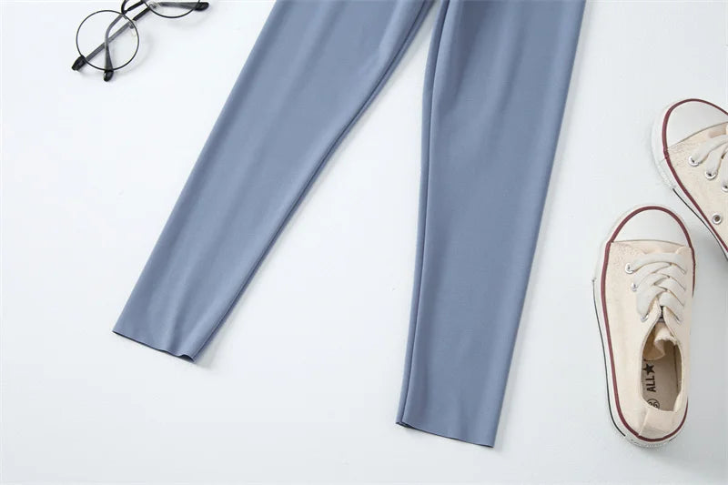 Girls Shark Pants Spring And Autumn Thin Section Baby Wear Casual Cut Sports Pants 4-12 Years Old Children's Elastic Dance Pants
