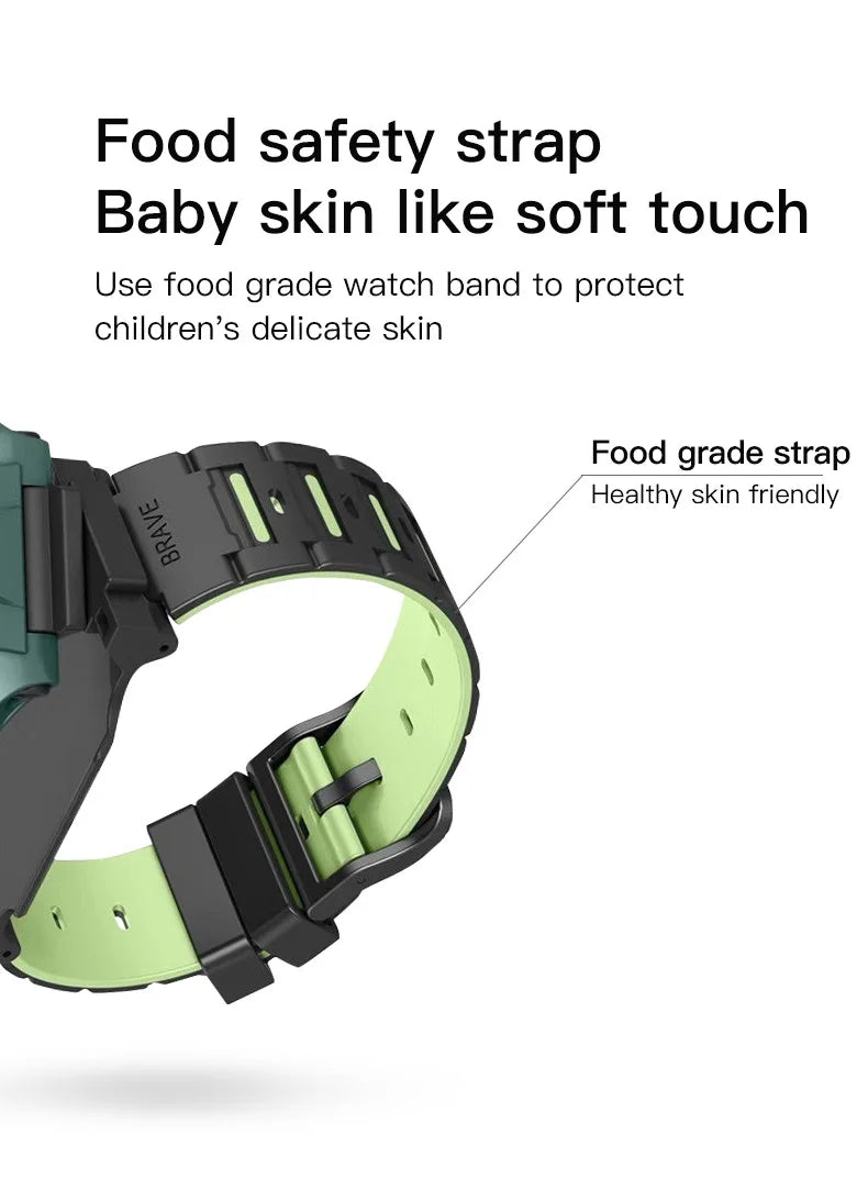 4G kids Smart Watch SOS Waterproof Sim Card Smartwatch for Children Boy Child Watch Girl LBS Location Tracker Clock Phone Call