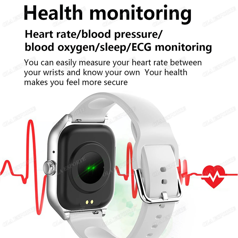 Smart Watch For Android IOS Watches 1.83inch HD Display Bluetooth Call Message Alert Music Sports Mode Smartwatch Men Women Gift