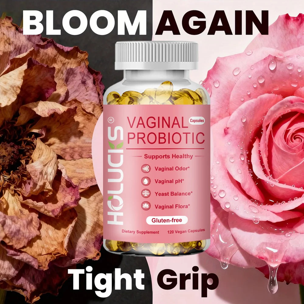 Vaginal Probiotics for Women - with Prebiotics, pH Balance, Odor Control, Yeast Balance, Vaginal Flora & Feminine Health
