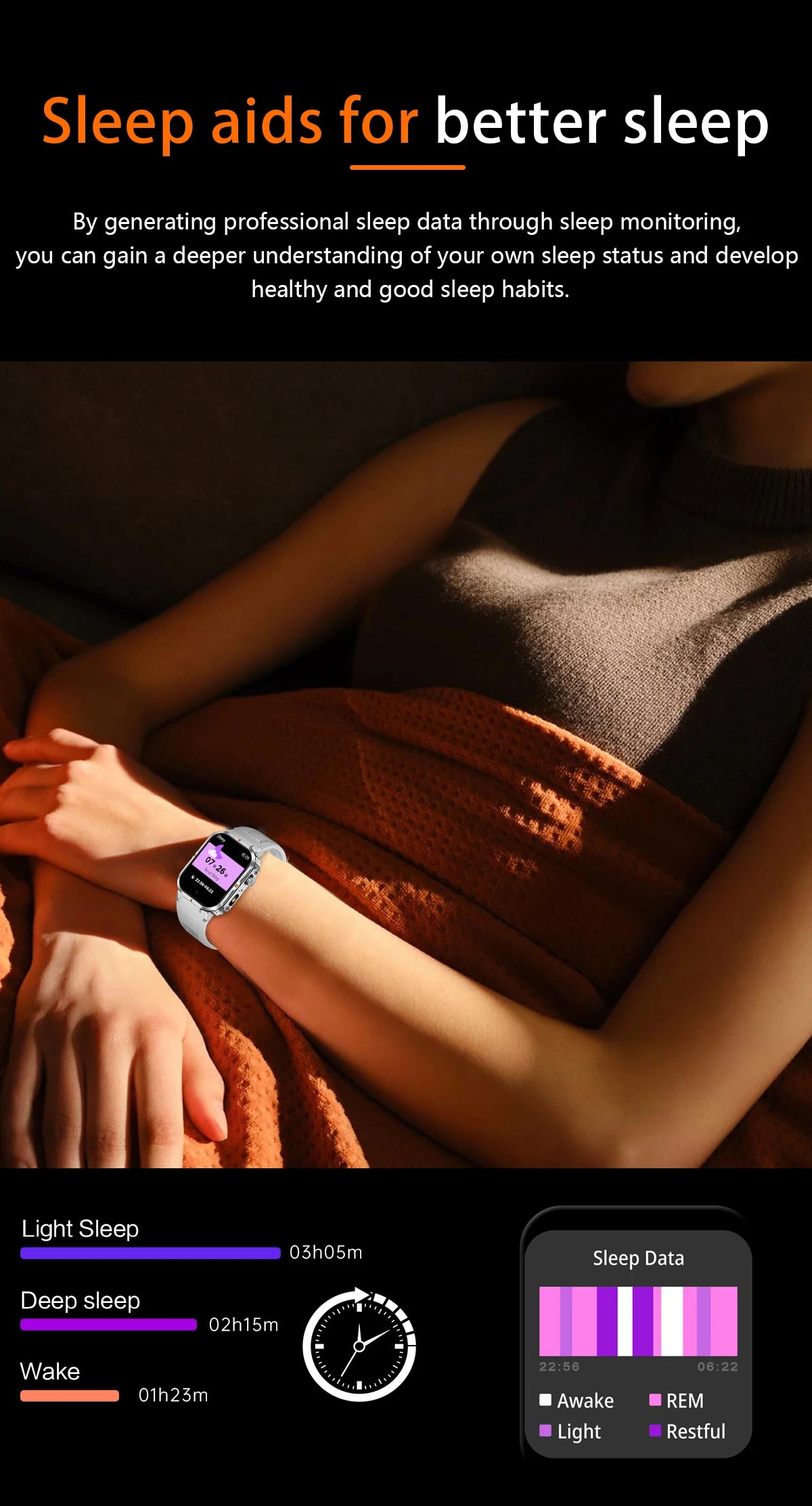 LIGE New Smart Watch For Men Women 2.01" HD Display Health Monitor Sport Fitness Watches AI Voice Bluetooth Call Smartwatch Men
