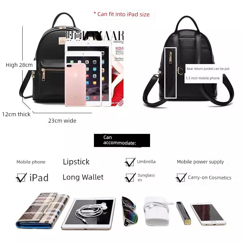 K-style Trendy Mini Fashion All-Match Women's Backpack