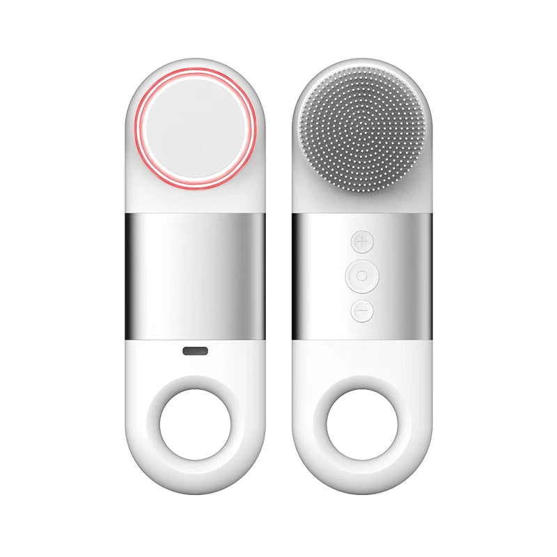 New Silicone Electric Massage Cleanser Face Washer Skin Face Makeup Remover Rechargeable Face Brush Face Exfoliating Tool