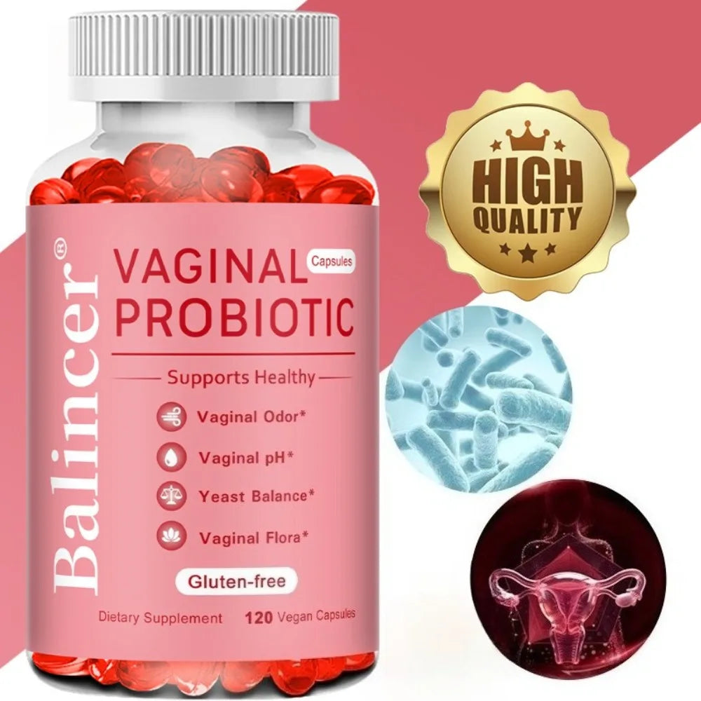 Probiotics Capsules for Women, Promote Vaginal Health, Yeast Balance, Bloating & Digestion, Immune Support, Energy Boost