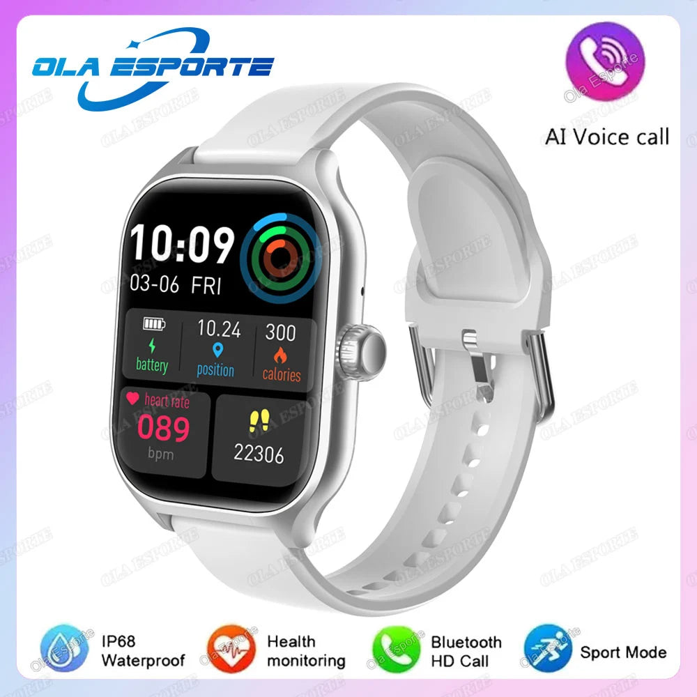 2026 Smart Watch For Android IOS Watches 2.01inch HD Display Bluetooth Call Message Alert Music Sports Smartwatch Men Women Gift