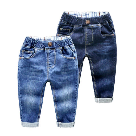 IENENS, pantalones vaqueros informales para niños, pantalones vaqueros para bebés y niños pequeños, ropa, pantalones, prendas para niños, pantalones