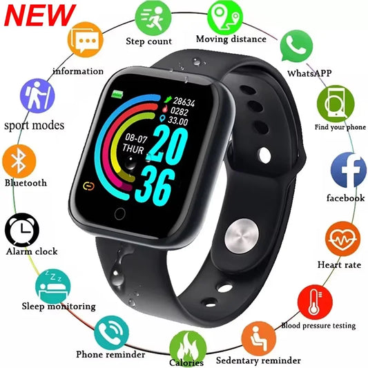 Smart Watch Men Women Wristwatches Smart Watch Message Fitness Monitor Bracelet Birthday Gift Electronic Clock For Android IOS ﻿