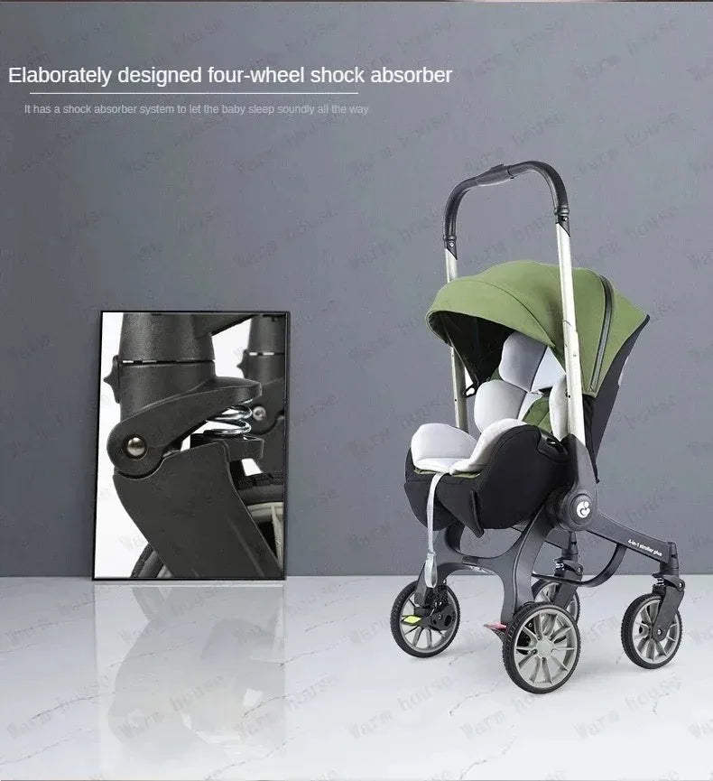 2025 NEW baby stroller 4in1 trolley car seat Multifunctional baby carriage luxury Foldable and portable strollers