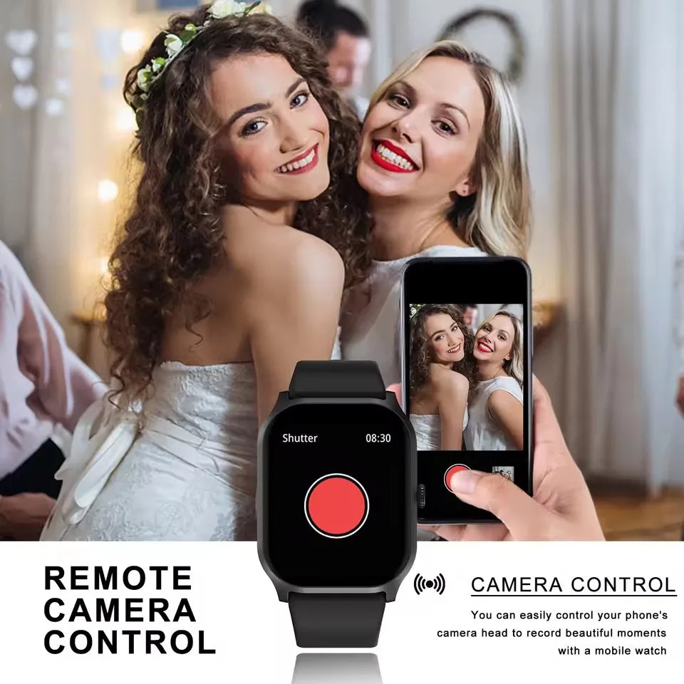 2026 Smart Watch For Android IOS Watches 2.01inch HD Display Bluetooth Call Message Alert Music Sports Smartwatch Men Women Gift
