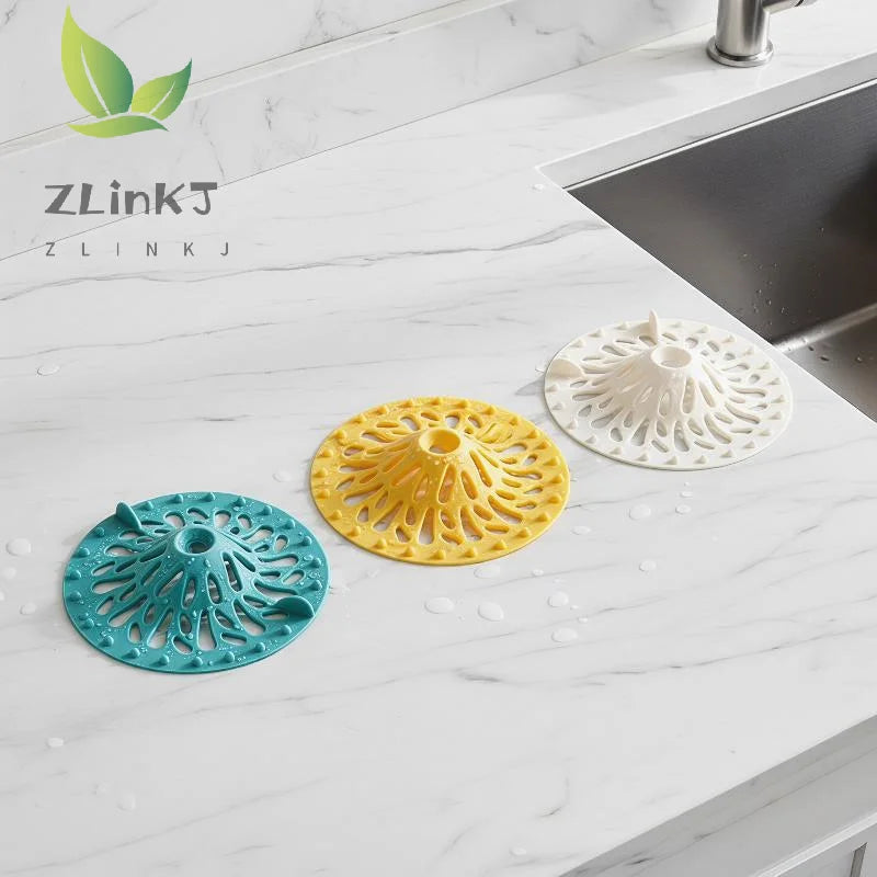 Hair Stopper Catcher Shower Drain Strainer Drainer Kitchen Sink Filter Bathtub Sewer Outfall Filter Cover Bathroom Accessories