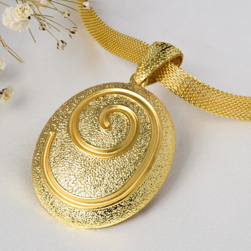 ZEADear Jewelry Sets Egg Shape Bridal Wedding Earrings Necklace Bracelet Ring Gold Plated Anniversary Jewellery Wholesale Gift