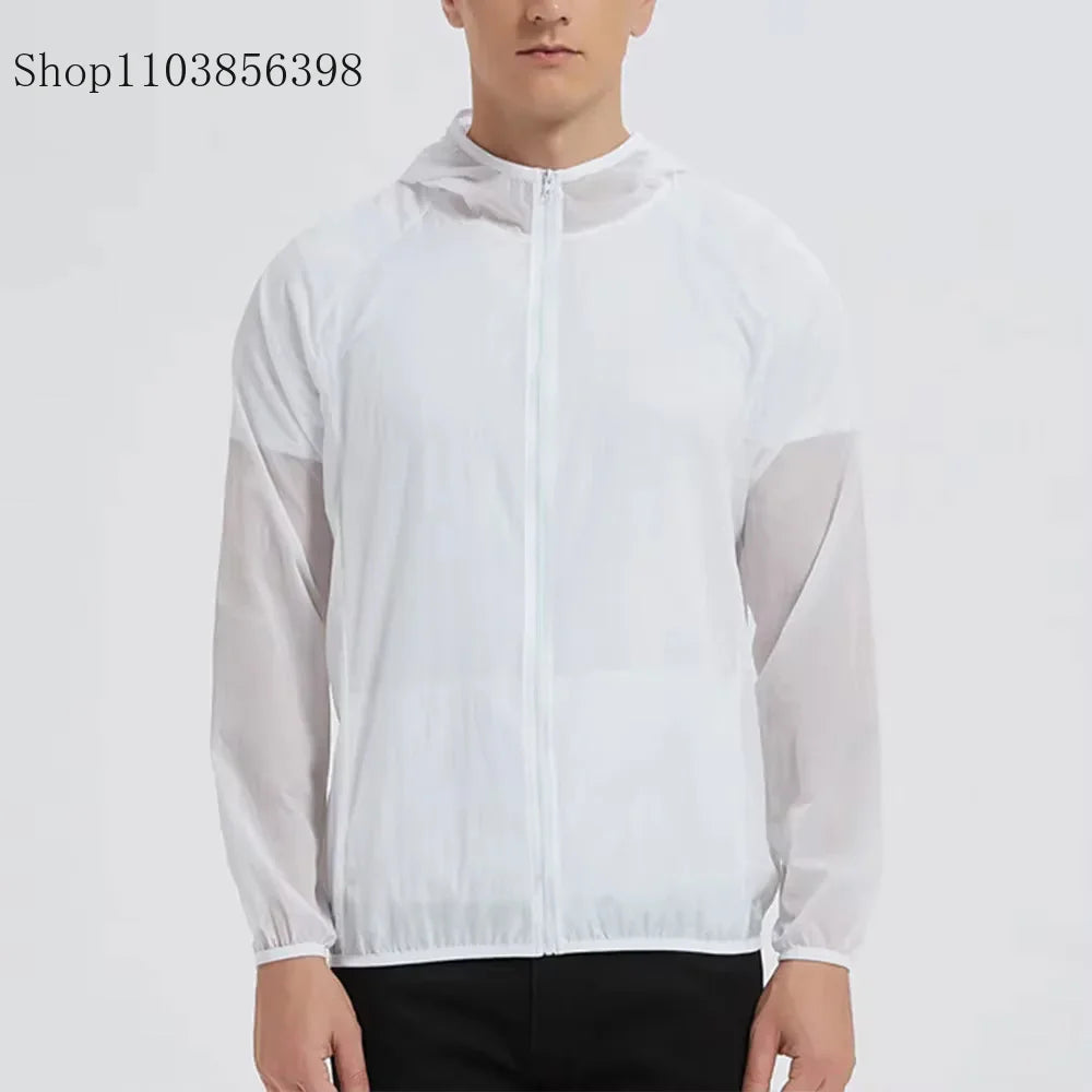 Men's Sunscreen Jacket Summer High Quality Casual Windbreaker Jacket Breathable Waterproof Outdoor Jacket Sunshine Proction