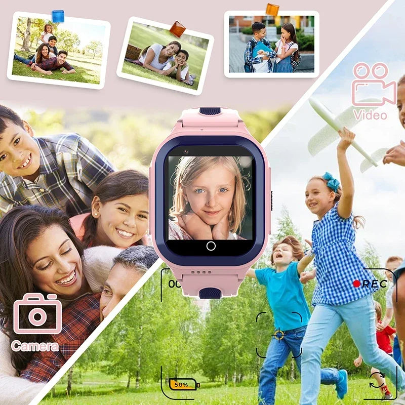 Wonlex Smart Watch Kids GPS WIFI LBS Positioning Tracker 4G Video Camera Voice Chat KT24S GEO Fence Location Child Smart-Watches