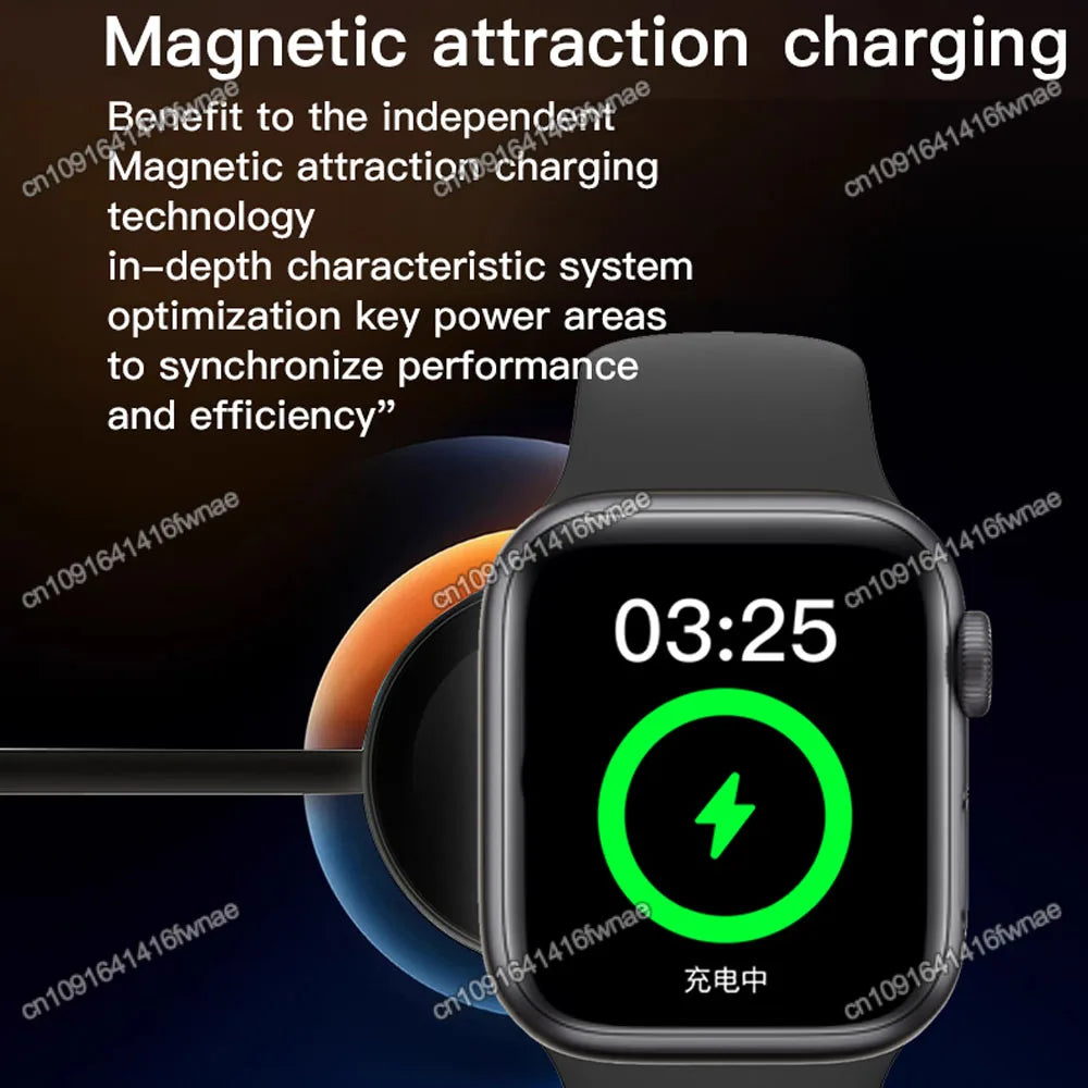 For Apple Watch Series 10 New GPS Smart Watch Men Always On Display Bluetooth Call Game Wireless Charging Women Sport Smartwatch