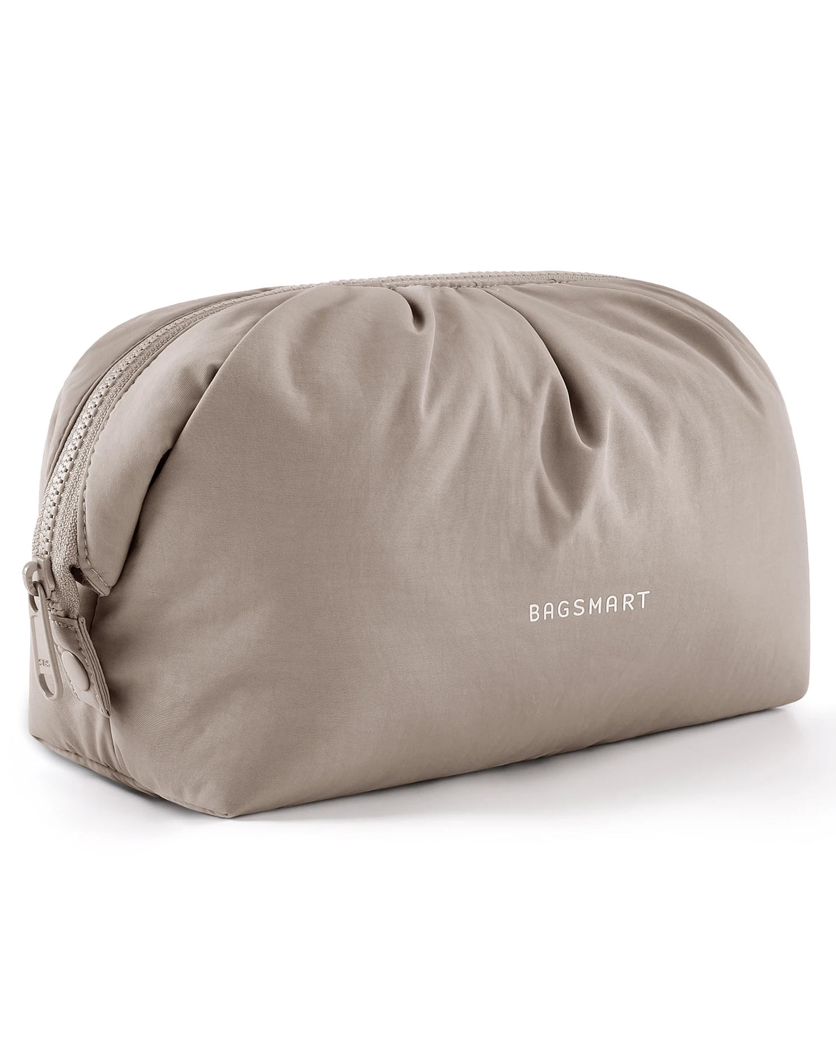 BAGSMART Makeup Bag Large Capacity Cosmetic Bags for Women Wide-open Make Up Pouch Travel Essentials Toiletries Accessories