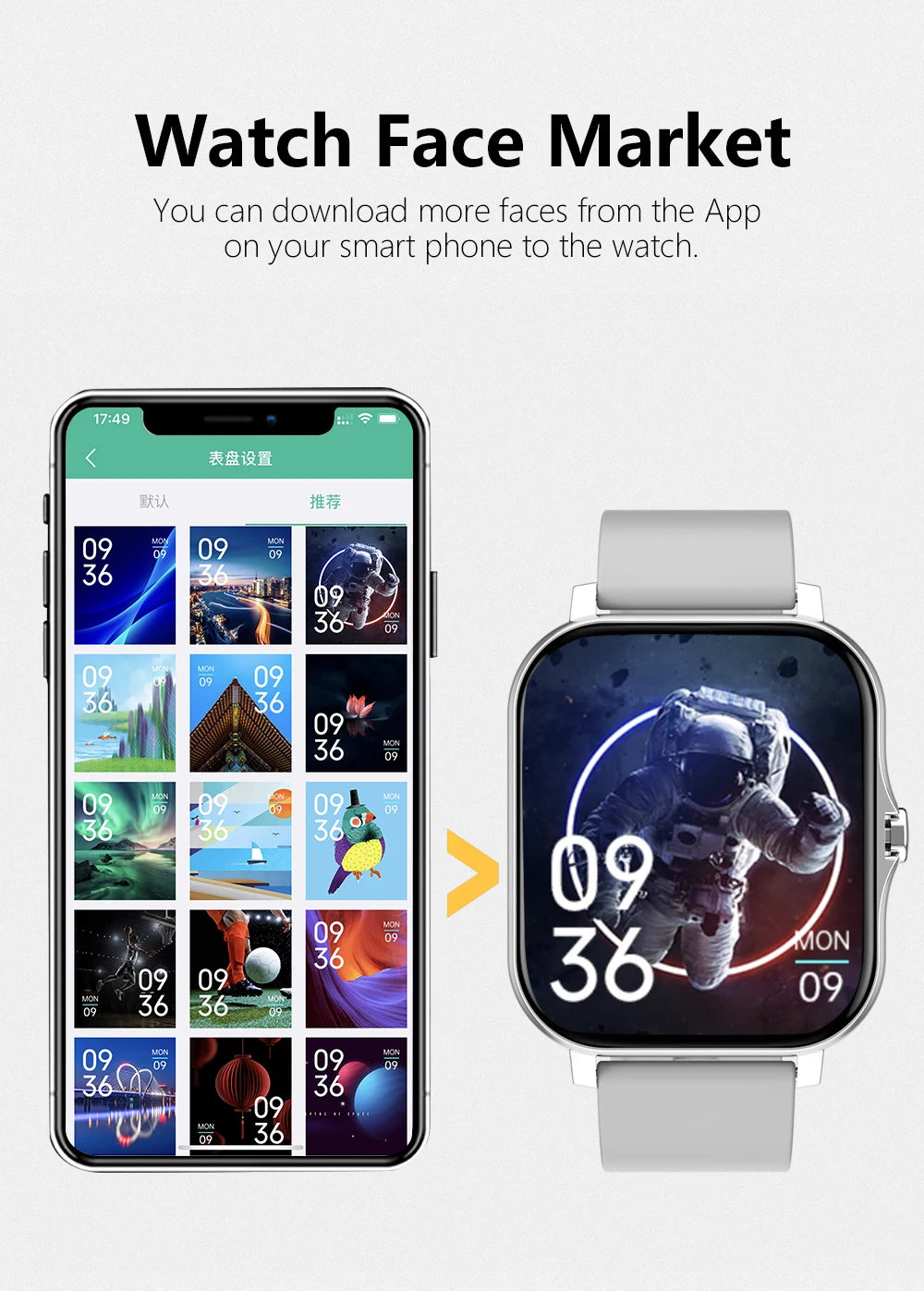 Smartwatch Y13- Relógio Inteligente Esportivo Bluetooth Android/iOS - Com foto Na Tela