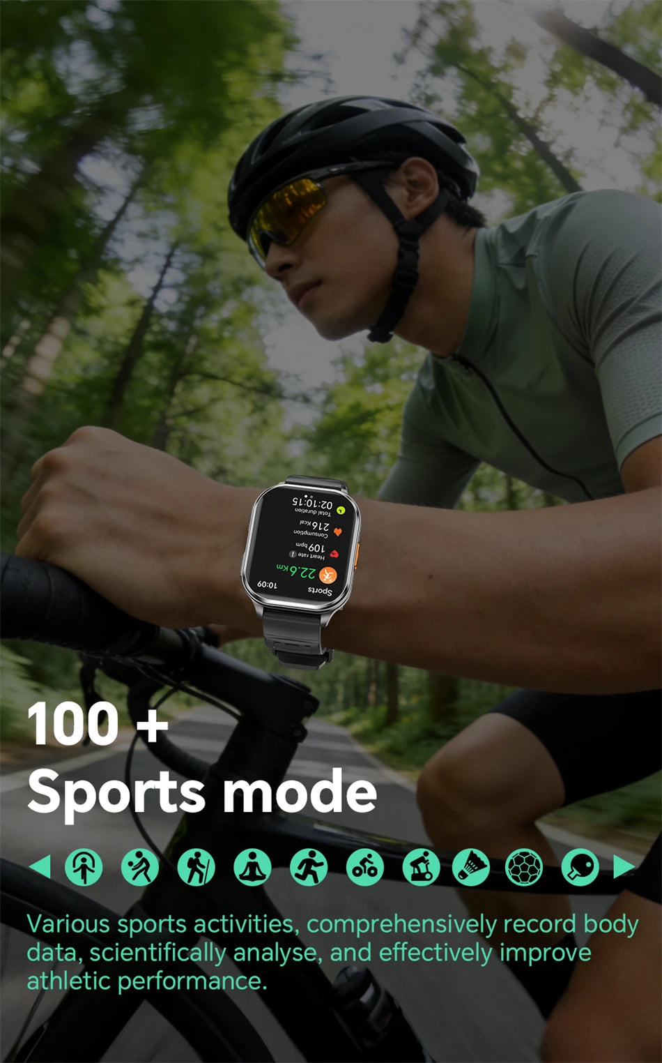 2026 New Smart Watch With Camera Men Women Photos Record Video Health Sports Fitness IP68 Waterproof Call Recording Smartwatches