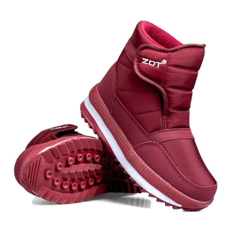 -40°C Winter Thicken Warm Men's Snow Boots Outdoor Waterproof Comfort Cotton Shoes Cold Resistant Non-slip Platform Ankle Boots
