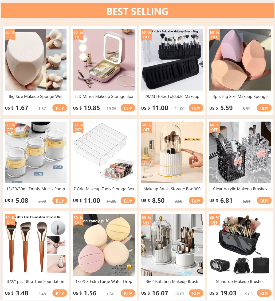 Makeup Brush Storage Bag Cosmetic Makeup Tools Handbag Large Capacity Makeup Brushes Storage Bags Comestic Tools Zipper Pouch