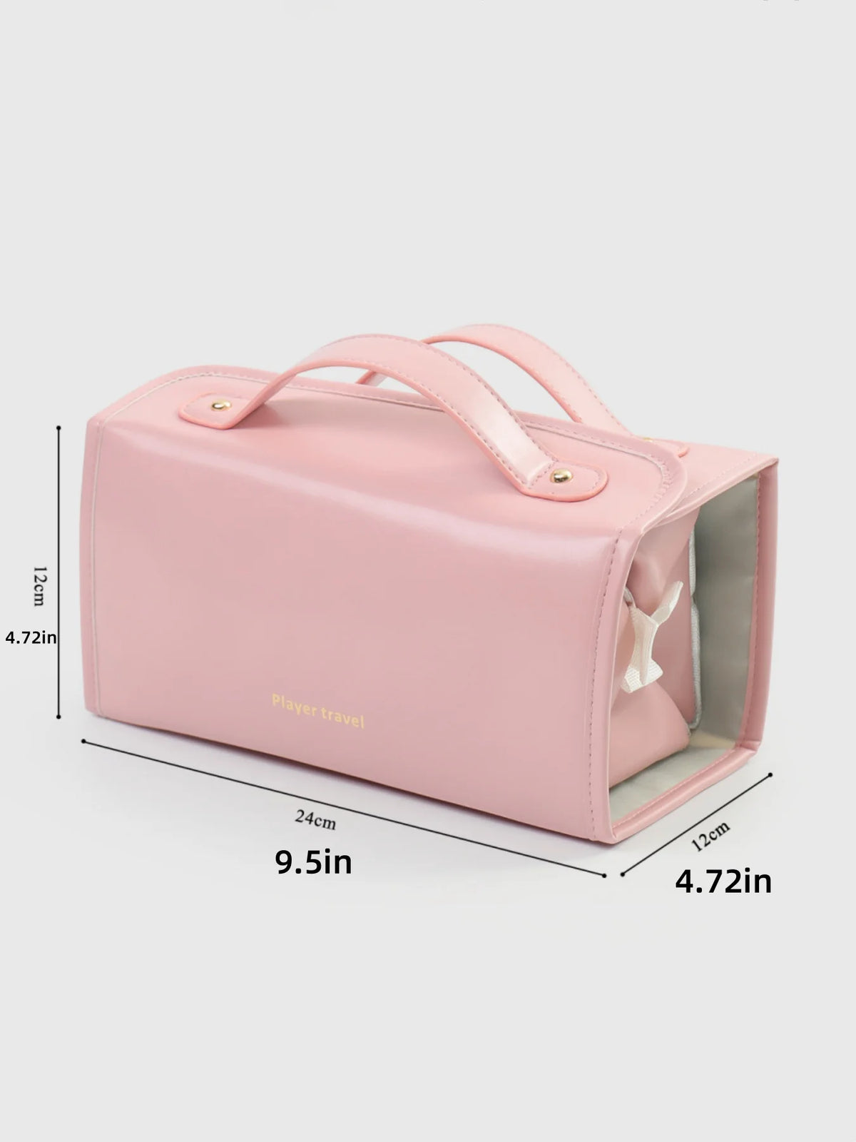 Detachable and Foldable Makeup Bag with Large Capacity for Skincare/Cosmetics, Easy to Organize and Classify, No Need to Search, Convenient to Access, Dual Handles for Travel, Portable Four-In-One Makeup Bag