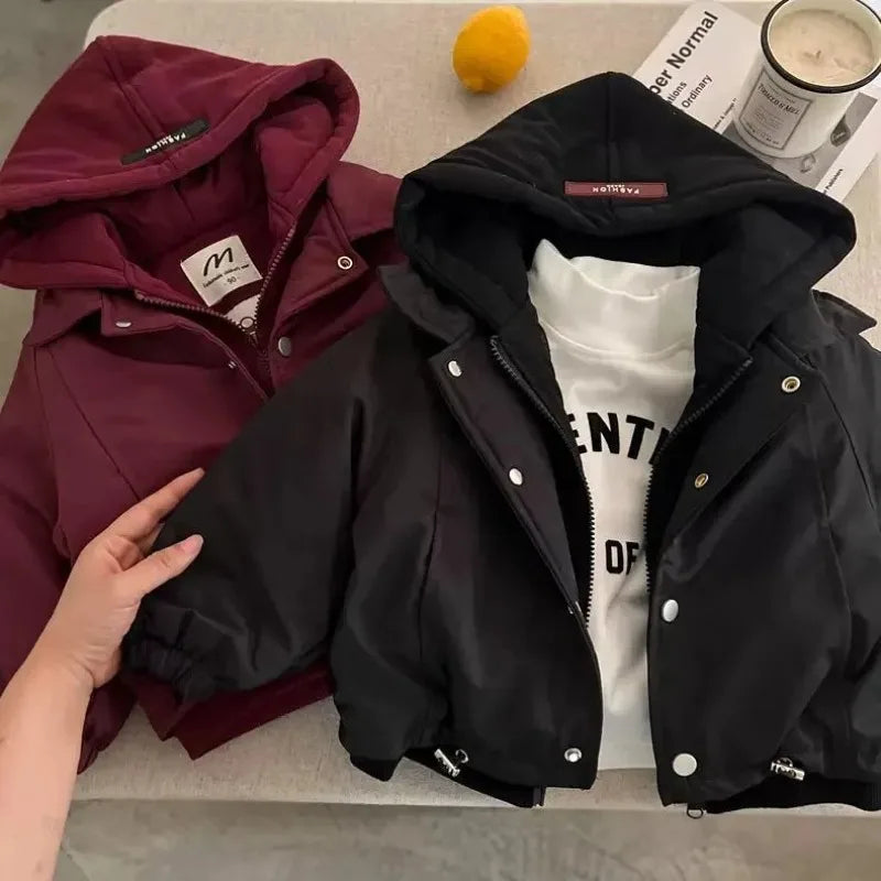Children Clothing Baby Coat Winter Hoodie Thick Cotton Jacket Girls Kids Jackets for Girls Winter Clothes for Boys Ropa De Niña