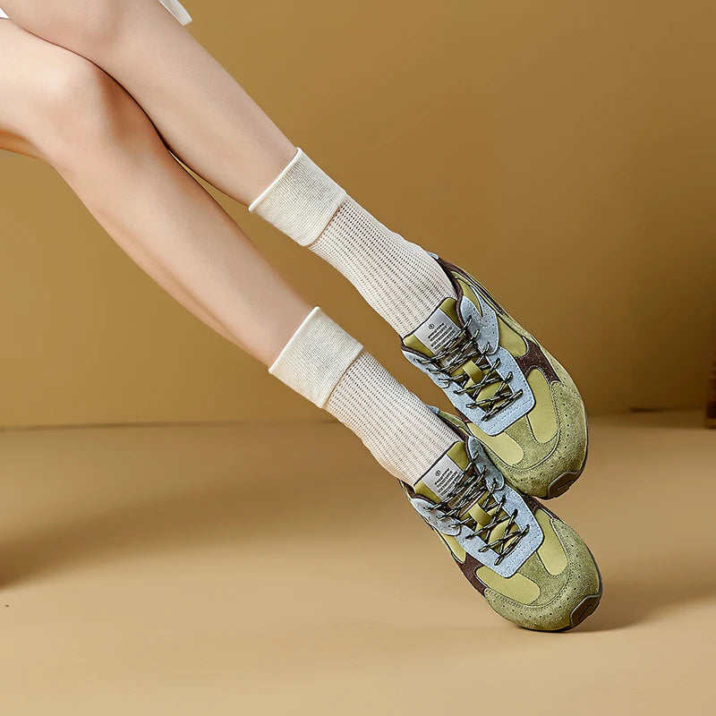 AIYUQI 2026 New Women Sneakers Shoes Non-Slip Flats Women's Virtue Training Shoes Large-Size Casual Shoes Students Female Shoes