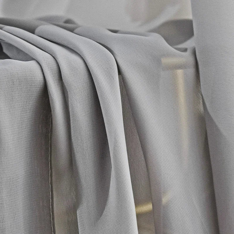 Modern Brown Voile Curtains for Kids Bedroom Living Room Sheer Curtain in Kitchen Hall Cortinas Ventana Firany Treatment Rideaux
