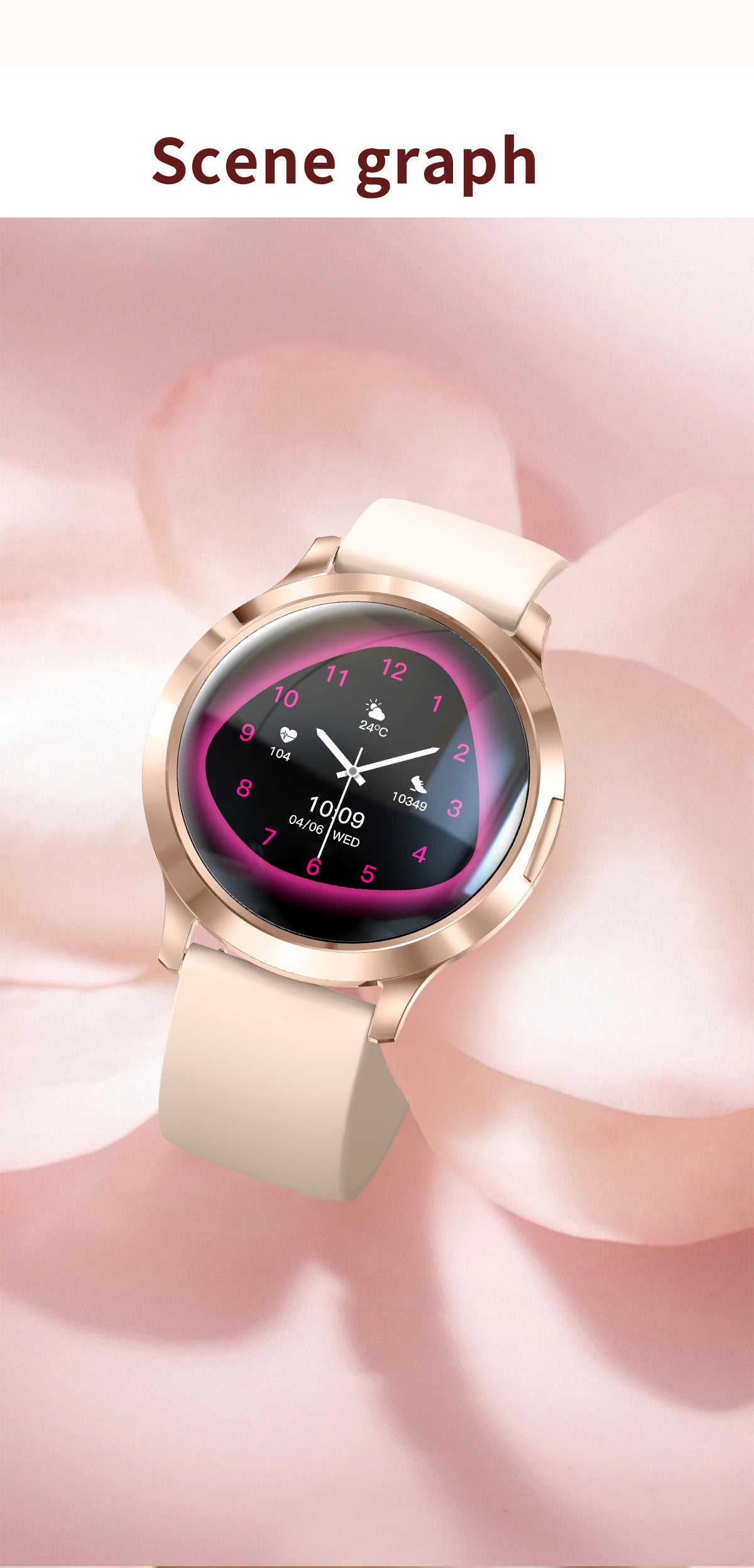 2026New Smart Watch For Women 466*466 AMOLED Display Fitness Monitor Bracelet Ladies' Gift BT Call Digital Clock For Android IOS