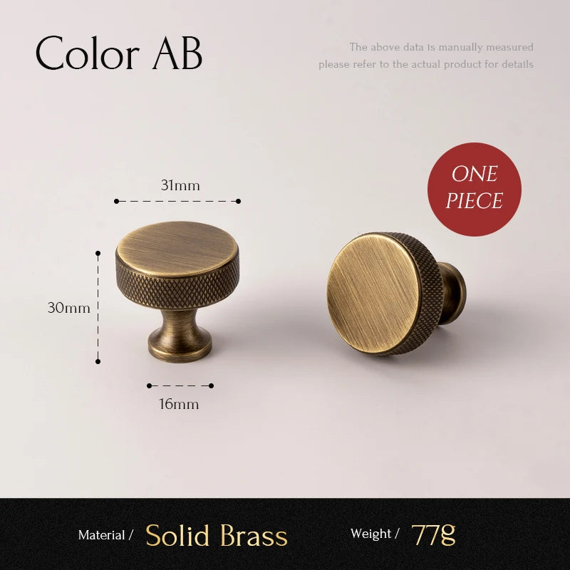 Santaya Solid Antique Brushed Brass Handles Kitchen Cabinet Pulls Bedroom Wardrobe Drawer Knobs Furniture Bronze Handle