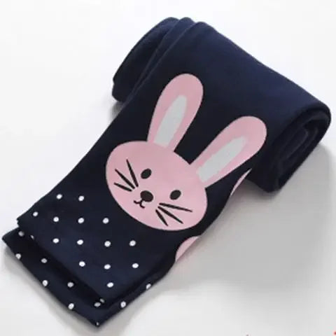 Girls Pants Skinny Print Cartoon Pattern Children Leggings Trousers Spring Girls Leggings Cotton Trousers Fille Kids Pants