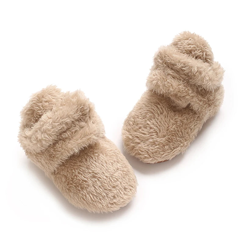 Winter Boots For Baby Boys And Girls Snow Soft Sole Anti Slip And Warm Flat Shoes Baby's First Walking Baby Shoes Boots 0-18