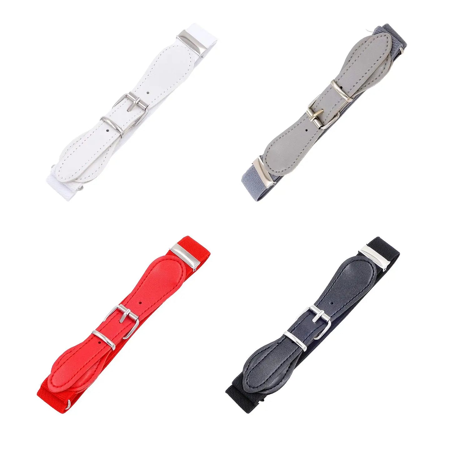 Cinturón para niños, cinturón elástico ajustable, accesorios de ropa decorativos elásticos a la moda, cinturón de vestir para niñas y niños, vestidos para niños