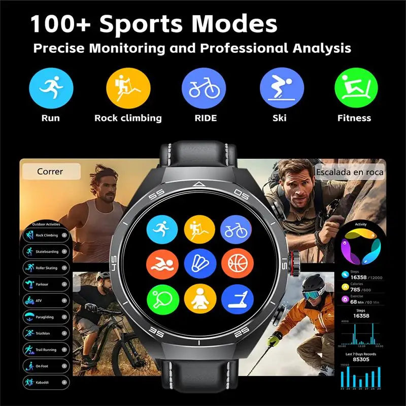 2026 New Smart Watch Men TWS 2-in-1 Bluetooth Earphones With Built-in Speaker HIFI  1.53HD SCreen Bluetooth Call IP67 Waterproof