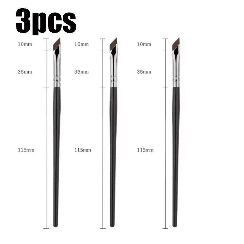 1/5pcs Eyeliner Brush Eyeshadow Blade Brush Detail Brush Diagonal Eyebrow Brushes Undereyelid To Sleeping Silkworm Makeup Tools