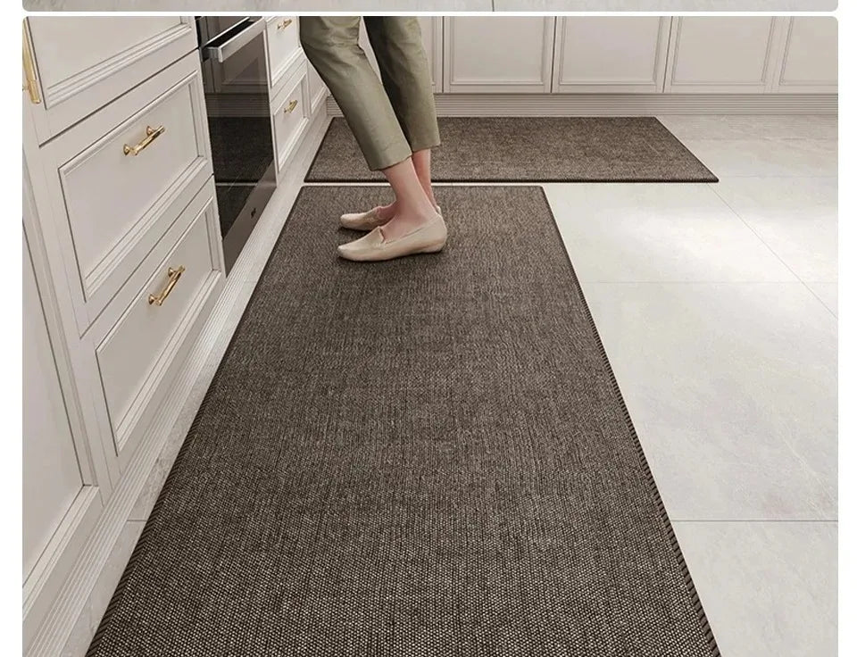 Kitchen Floor Mat Stain-resistant and Wear-resistant Carpet Home Decor Rug Soft and Comfortable Loop Fleece Carpets