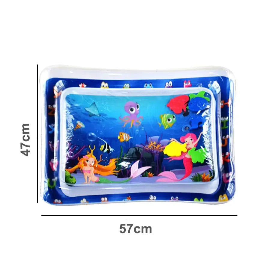 Baby Water Play Mat PVC Inflatable Cushion Infant Tummy Time Summer Toddler Water Pad Kids Early Education Developing Toys Gift