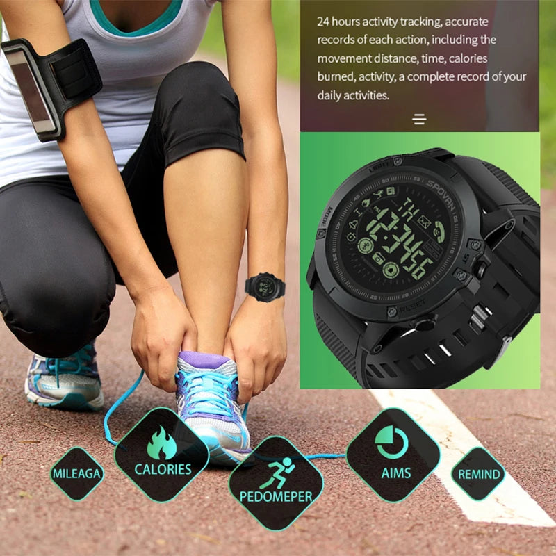 Smart Watch Men Sport Bluetooth Electronic Watches Black Military Quality A Smartwatch Waterproof Wristwatch Reloj Mujer