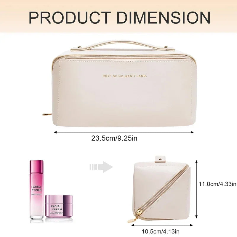 Makeup Organizer Female Toiletry Kit Bag Make Up Storage Pouch Luxury Lady Box, Cosmetic Bag, Organizer Bag For Travel Zip
