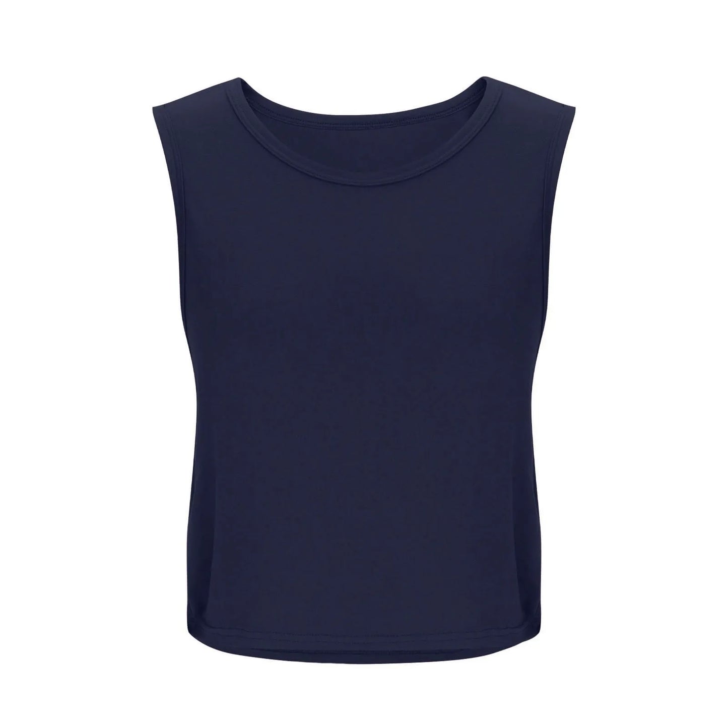 Women Sleeveless Yoga Tops Athletic Vest Breathable Blouse Cover Up Gym Workout Cool T-Shirt Running Short Tank Crop Top