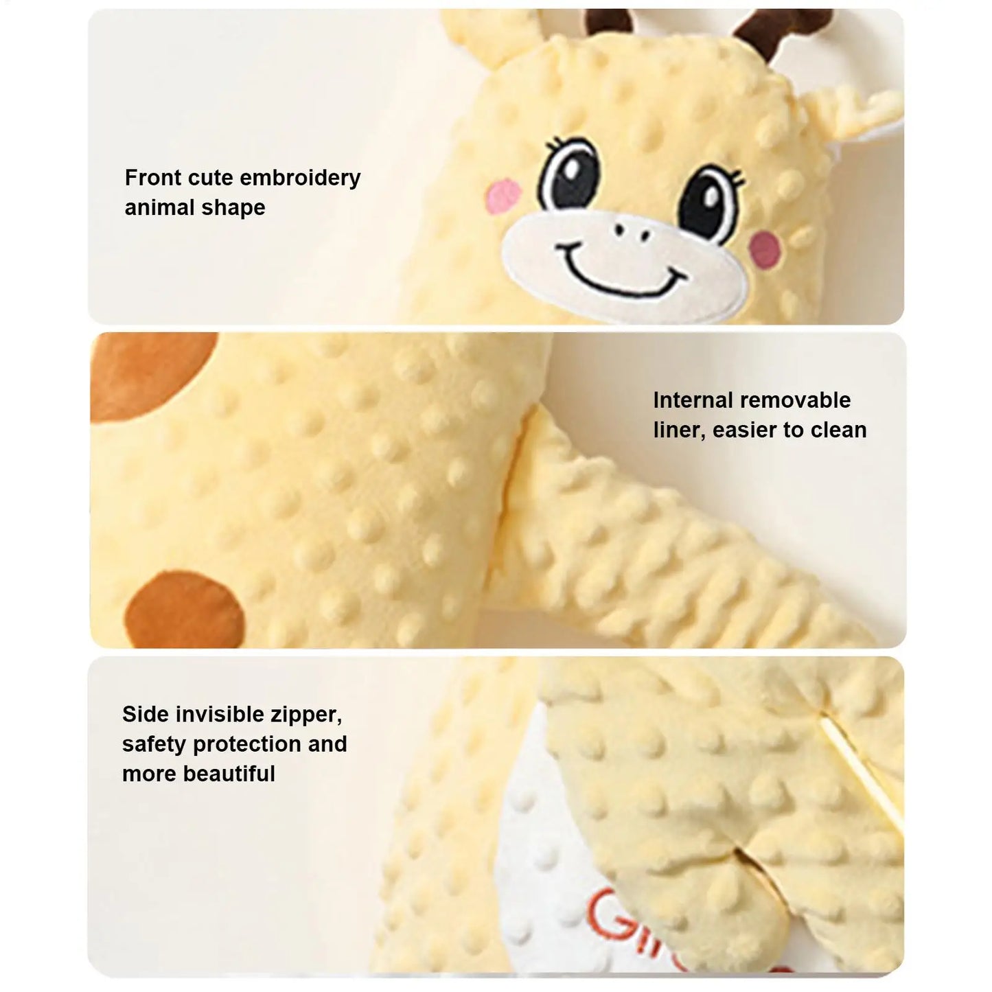 Baby Sleep Toy Baby Patter with 3 Adjustable Modes Interactive Stuffed Animal Shape Cushion Cozy Companion for Car Seat Nursery