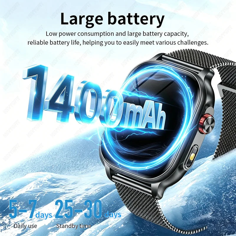 2026 New Men's and Women's Smartwatches, Fitness Trackers, Wireless Calling, IPX8 Waterproof, Activity Pedometers, Birthday Gift