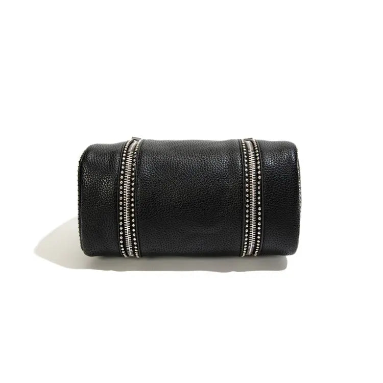Famous design zipper women's crossbody bag, fashionable women's chain shoulder bag, modern trendy style handbag
