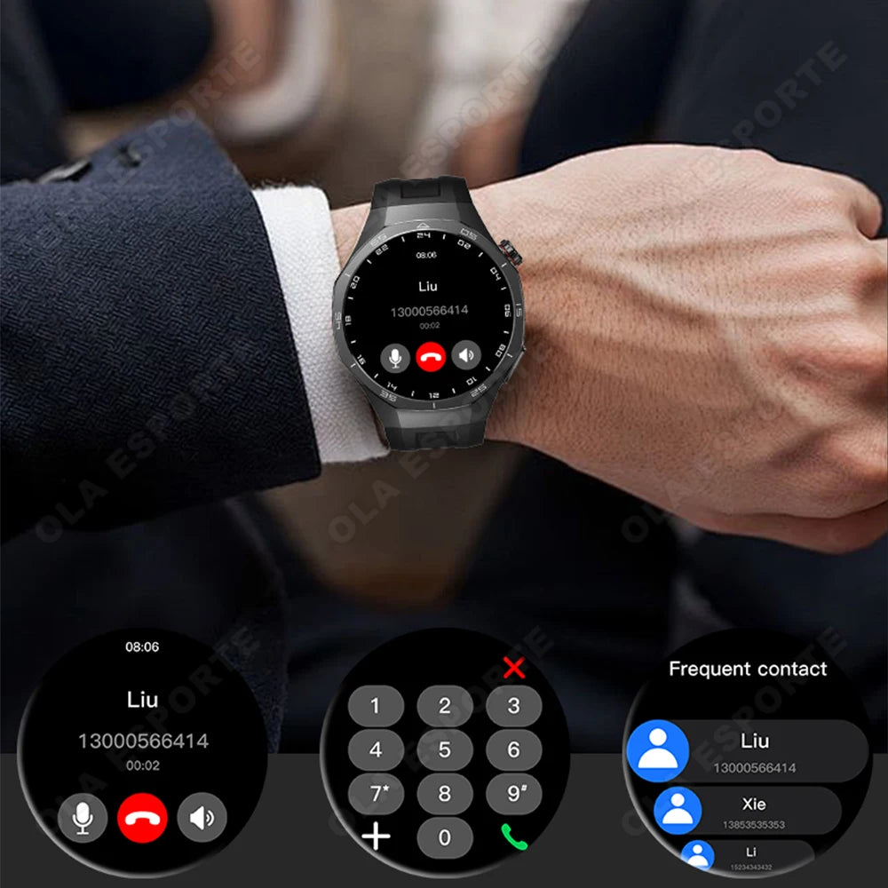 Smart Watches For Men Women 1.5" 360*360 HD Screen 330mAh Battery Heart Rate Sleep Health Bluetooth Call Watches For Man HT30